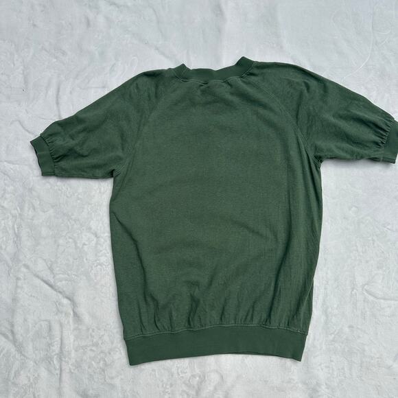 Jungmaven Short Sleeve Raglan Tee T-Shirt Top Small Hunter Green 55% Hemp EUC - Picture 7 of 13
